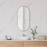 450/600/900/1200mm Fienza Oval Framed Wall Mirror Variant Colour Available