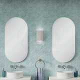 450/600/900/1200mm Fienza Oval Framed Wall Mirror Variant Colour Available
