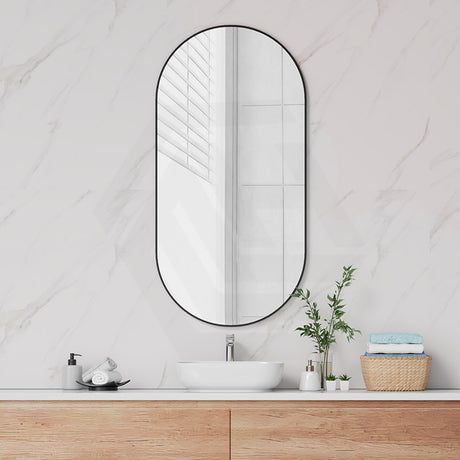 450/600/900/1200mm Fienza Oval Framed Wall Mirror Variant Colour Available