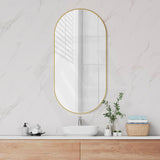 450/600/900/1200mm Fienza Oval Framed Wall Mirror Variant Colour Available