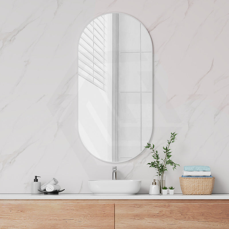 450/600/900/1200mm Fienza Oval Framed Wall Mirror Variant Colour Available