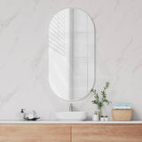 450/600/900/1200mm Fienza Oval Framed Wall Mirror Variant Colour Available