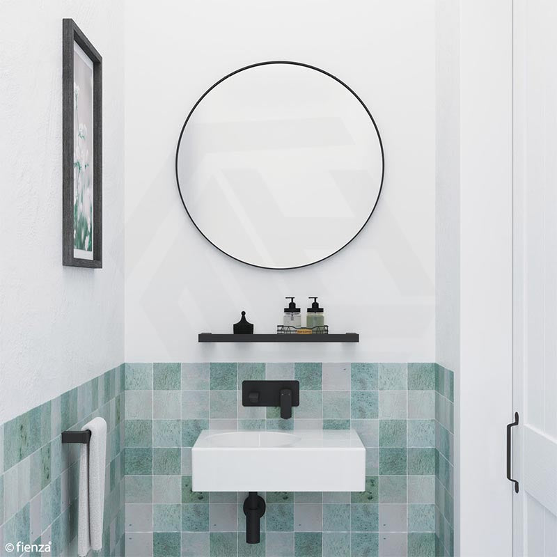 Fienza 600/800mm Framed Round Wall Mirror Variant Colour Available
