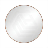 Fienza 600/800mm Framed Round Wall Mirror Variant Colour Available