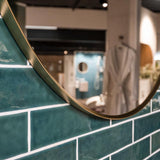 Fienza 600/800mm Framed Round Wall Mirror Variant Colour Available