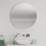 Fienza 600/800mm Framed Round Wall Mirror Variant Colour Available