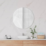 Fienza 600/800mm Framed Round Wall Mirror Variant Colour Available