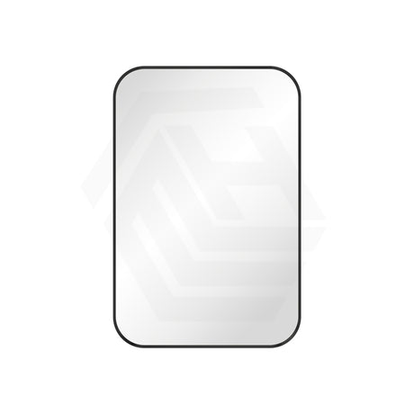 600x900mm Fienza Soft Square Framed Wall Mirror Vertical or Horizontal Matt Black