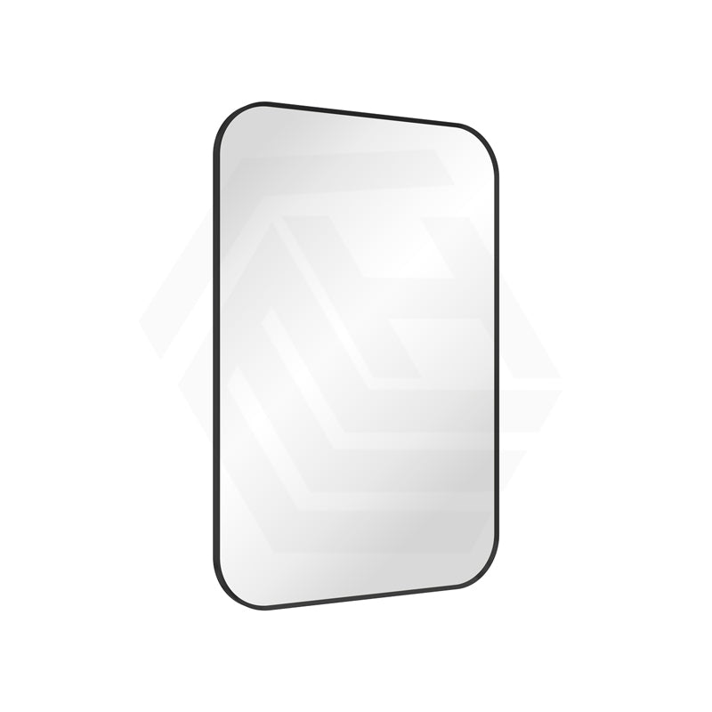 600x900mm Fienza Soft Square Framed Wall Mirror Vertical or Horizontal Matt Black