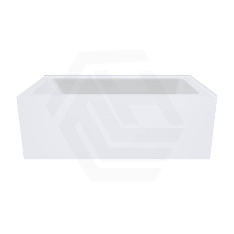 Fienza Sentor Acrylic Left/Right Corner Bathtub 1500/1650mm Overflow Available - Gloss White