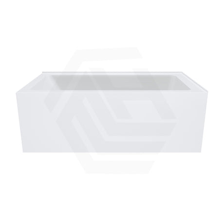 Fienza Sentor 1500/1650mm Acrylic Left/Right Corner Bathtub Gloss White Overflow Available