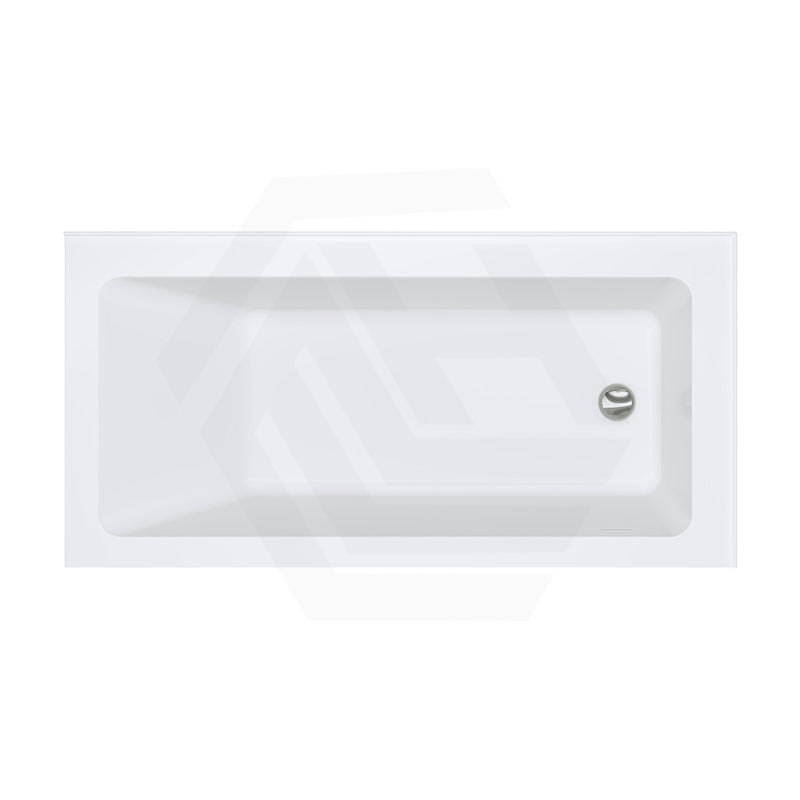 Fienza Sentor Acrylic Left/Right Corner Bathtub 1500/1650mm Overflow Available - Gloss White