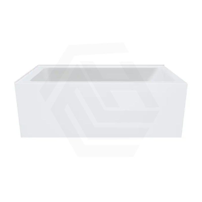Fienza Sentor Acrylic Left/Right Corner Bathtub 1500/1650mm Overflow Available - Gloss White
