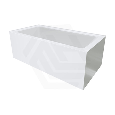 Fienza Sentor 1500/1650mm Acrylic Left/Right Corner Bathtub Gloss White Overflow Available