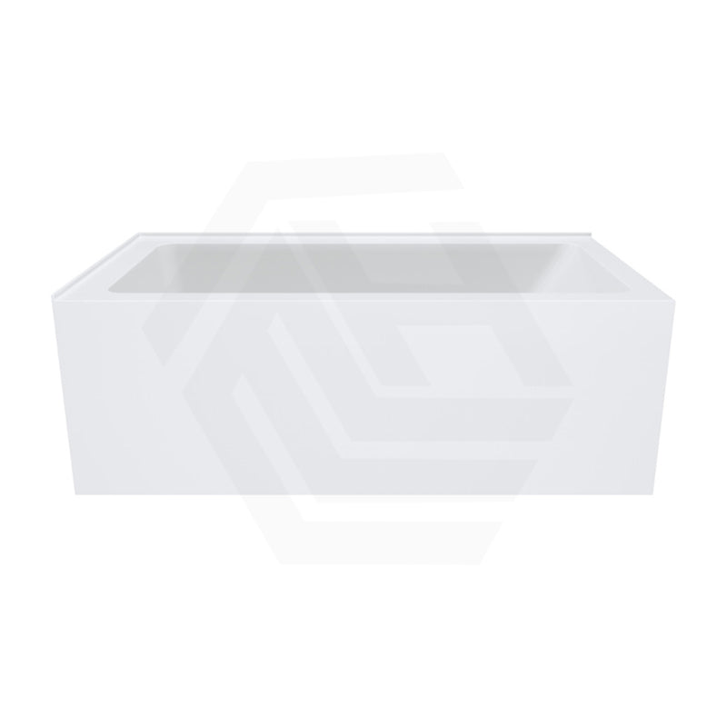 Fienza Sentor Acrylic Left/Right Corner Bathtub 1500/1650mm Overflow Available - Gloss White