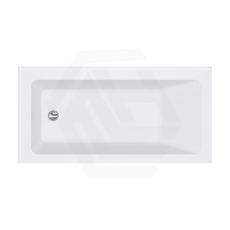 Fienza Sentor Acrylic Left/Right Corner Bathtub 1500/1650mm Overflow Available - Gloss White