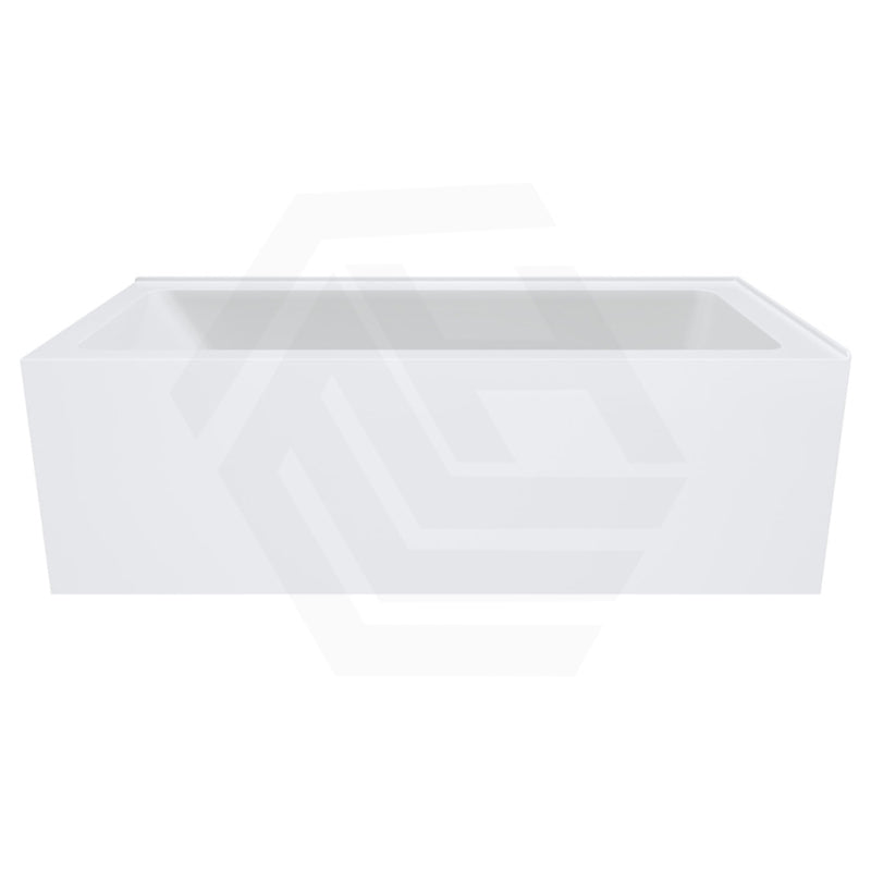 Fienza Sentor Acrylic Left/Right Corner Bathtub 1500/1650mm Overflow Available - Gloss White