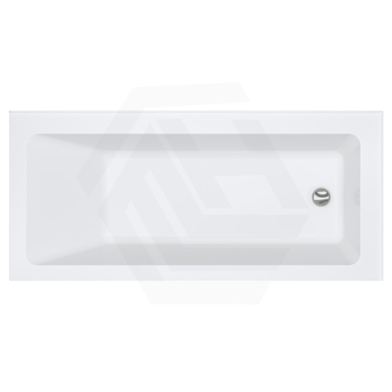 Fienza Sentor Acrylic Left/Right Corner Bathtub 1500/1650mm Overflow Available - Gloss White