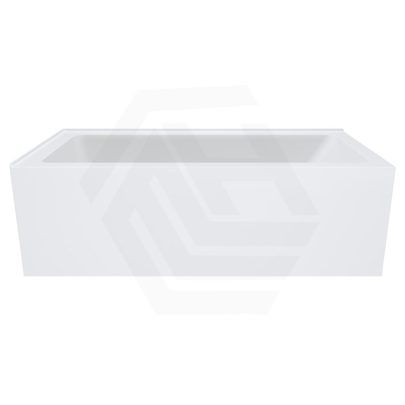Fienza Sentor Acrylic Left/Right Corner Bathtub 1500/1650mm Overflow Available - Gloss White