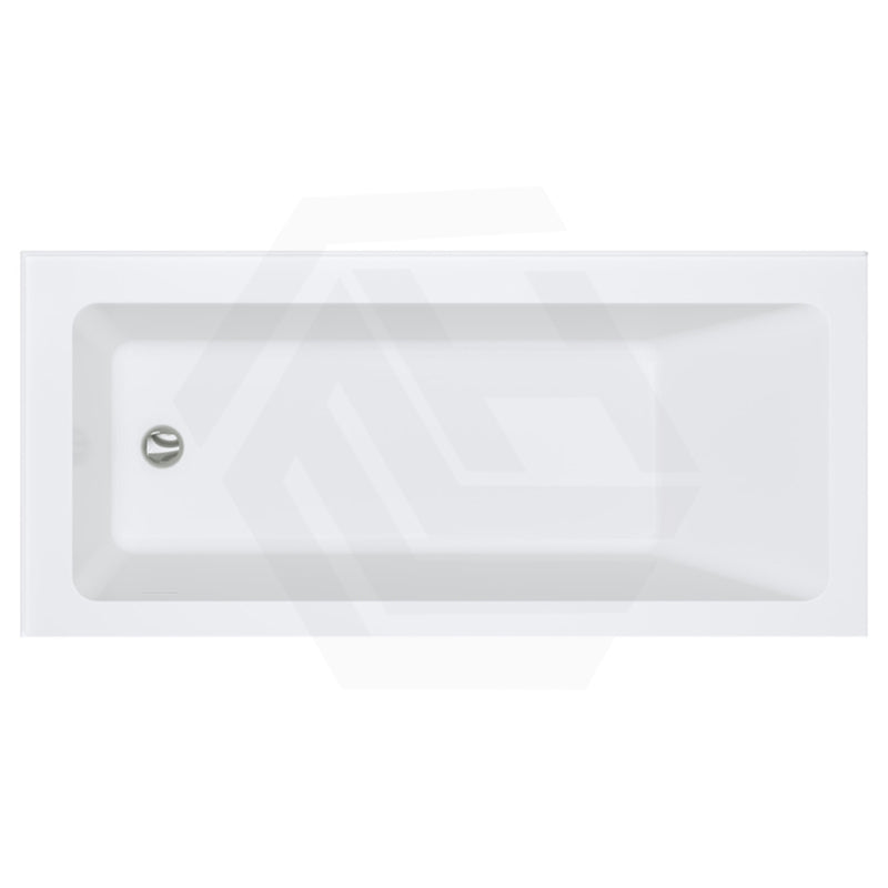 Fienza Sentor Acrylic Left/Right Corner Bathtub 1500/1650mm Overflow Available - Gloss White