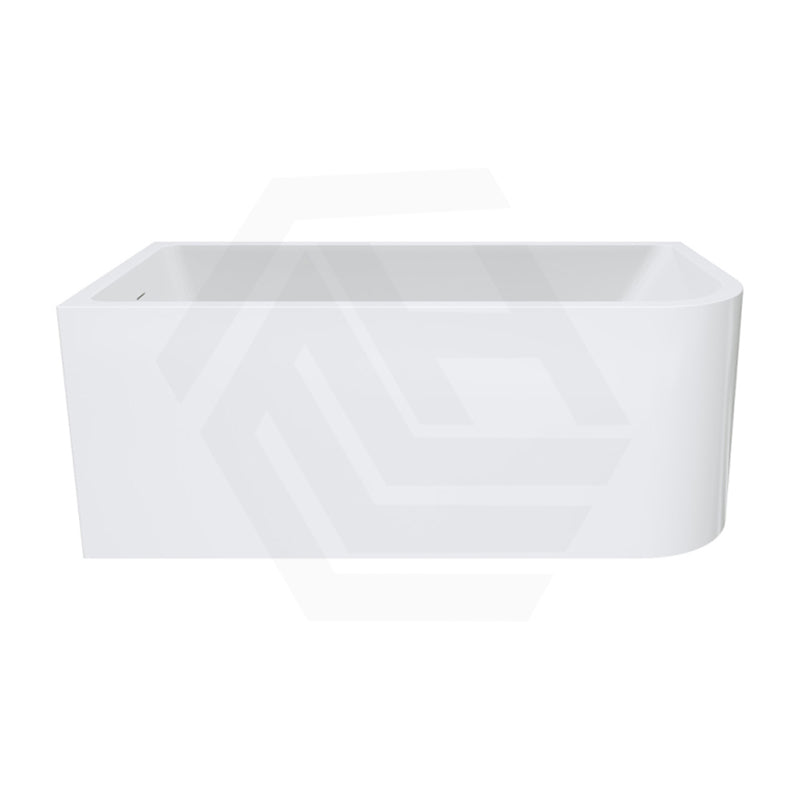 Fienza Hustle Acrylic Multi-Fit Left/Right Corner Bathtub with Overflow 1500/1700mm - Gloss White