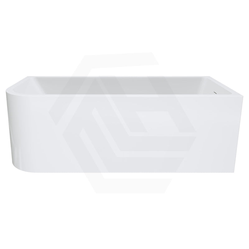 Fienza Hustle Acrylic Multi-Fit Left/Right Corner Bathtub with Overflow 1500/1700mm - Gloss White