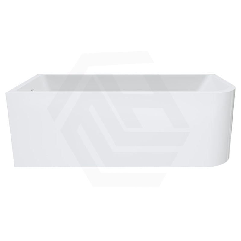 Fienza Hustle Acrylic Multi-Fit Left/Right Corner Bathtub with Overflow 1500/1700mm - Gloss White
