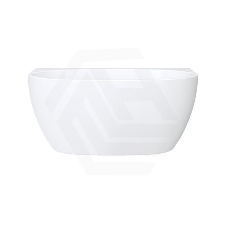 Fienza Keeto 1300/1500/1700mm Acrylic Back To Wall Bathtub Gloss White Overflow Available