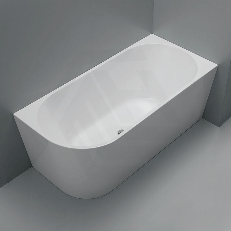 Fienza Isabella Acrylic Left/Right Corner Bathtub with Overflow 1500/1700mm - Gloss White / Matt White