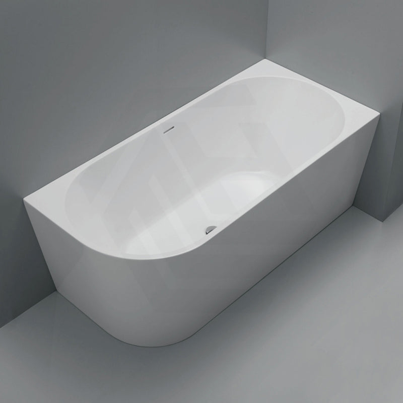 Fienza Isabella Acrylic Left/Right Corner Bathtub with Overflow 1500/1700mm - Gloss White / Matt White