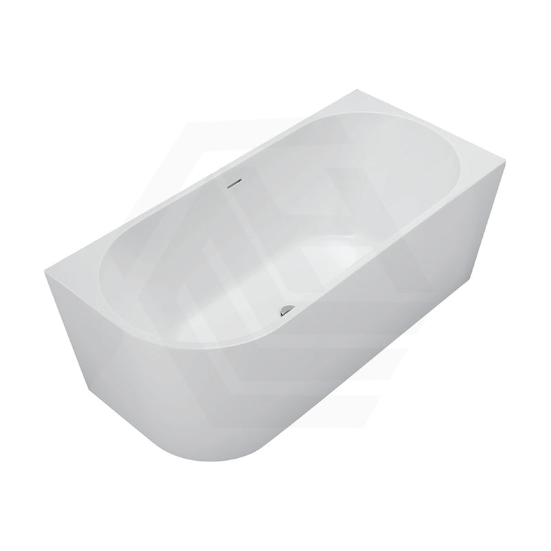 Fienza Isabella Acrylic Left/Right Corner Bathtub with Overflow 1500/1700mm - Gloss White / Matt White