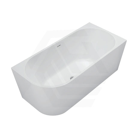 Fienza Isabella 1500/1700mm Acrylic Left/Right Corner Bathtub with Overflow Gloss/Matt White
