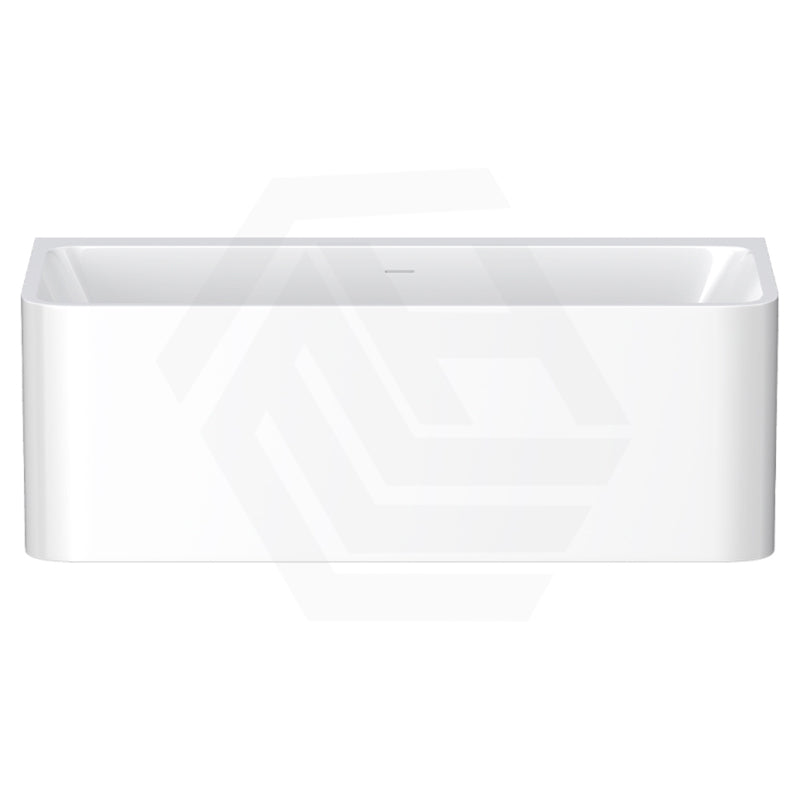 Delta 1700mm Acrylic Back To Wall Bathtub with Overflow - MyHomeware