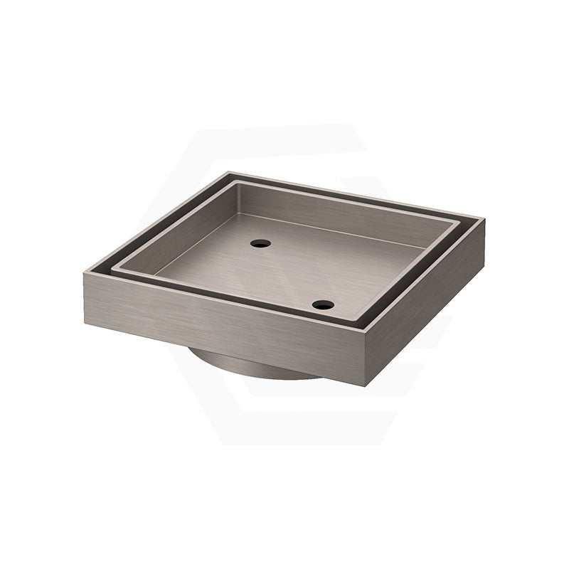 Fienza 115mm Square Tile Bed Floor Waste 75mm Outlet - Colours Available