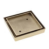 Fienza 115mm Square Tile Bed Floor Waste 75mm Outlet - Colours Available