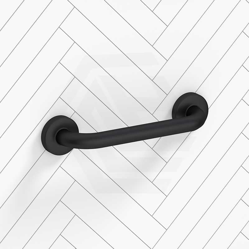 Fienza 300/450/600/900mm Care Accessible Grab Rail Stainless Steel/Matt Black