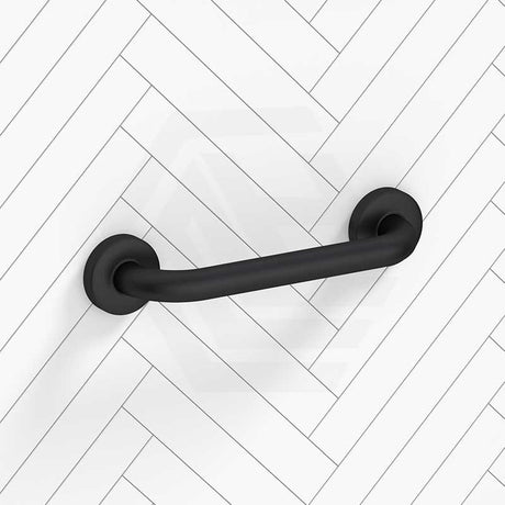 Fienza 300/450/600/900mm Care Accessible Grab Rail Stainless Steel/Matt Black