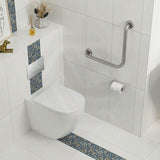 Fienza 450x450mm 90° Care Ambulant Grab Rail Stainless Steel/Matt Black