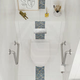 Fienza 450x450mm 90° Care Ambulant Grab Rail Stainless Steel/Matt Black