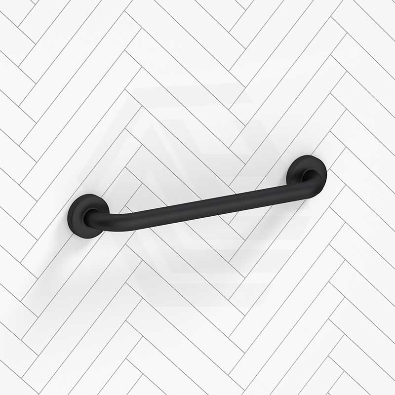 Fienza 300/450/600/900mm Care Accessible Grab Rail Stainless Steel/Matt Black