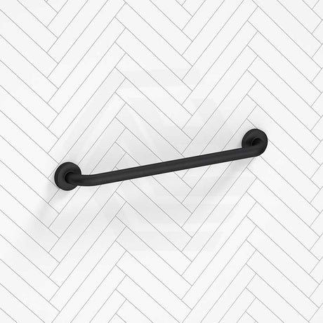 Fienza 300/450/600/900mm Care Accessible Grab Rail Stainless Steel/Matt Black