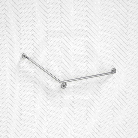 Fienza 900x700mm 40° Care Accessible Grab Rail Left/Right-Hand Stainless Steel/Matt Black