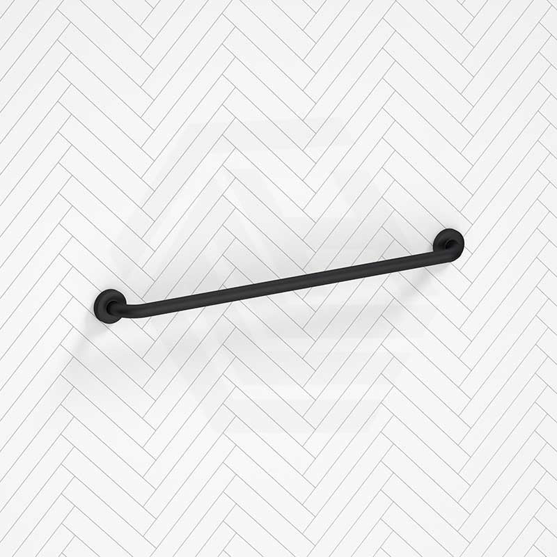 Fienza 300/450/600/900mm Care Accessible Grab Rail Stainless Steel/Matt Black