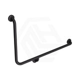 Fienza 960x600mm 90° Care Accessible Grab Rail Left/Right-Hand Stainless Steel/Matt Black