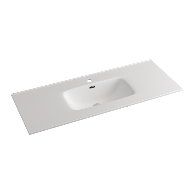 Fienza Joli 1200Mm Ceramic Full Depth Basin-Top Gloss White 1 Or 3 Tap Holes Available Hole Vanity