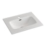 Fienza Joli 600Mm Ceramic Full Depth Basin-Top Gloss White 1 Or 3 Tap Holes Available Hole Vanity