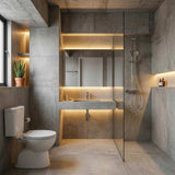 Fienza Stella Adjustable Link Toilet Suite 635x360x855mm - Gloss White