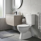 Fienza Stella Adjustable Link Toilet Suite 635x360x855mm - Gloss White