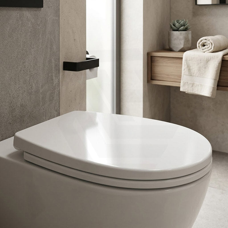 Fienza Stella UF Soft Close Toilet Seat - Gloss White