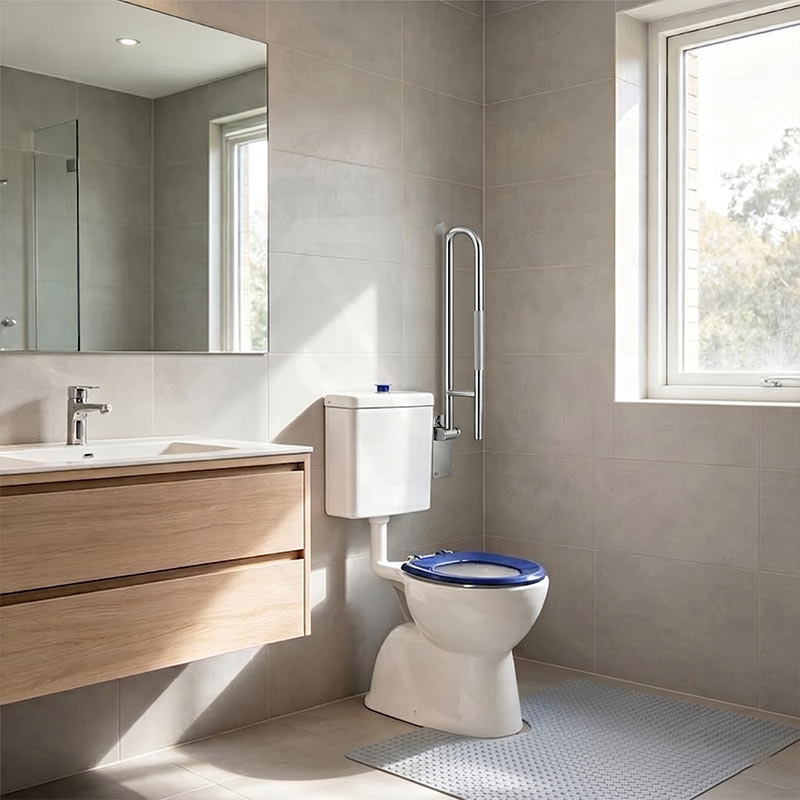 Fienza Stella Care Adjustable Link Toilet Suite 800x370x1100mm - Gloss White